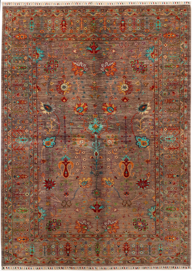 Multi Colored Sultani 7' x 9' 10 - No. 71552