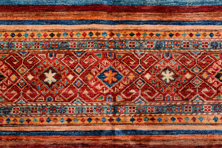 Multi Colored Kazak 8' 2 x 11' 5 - No. 71556
