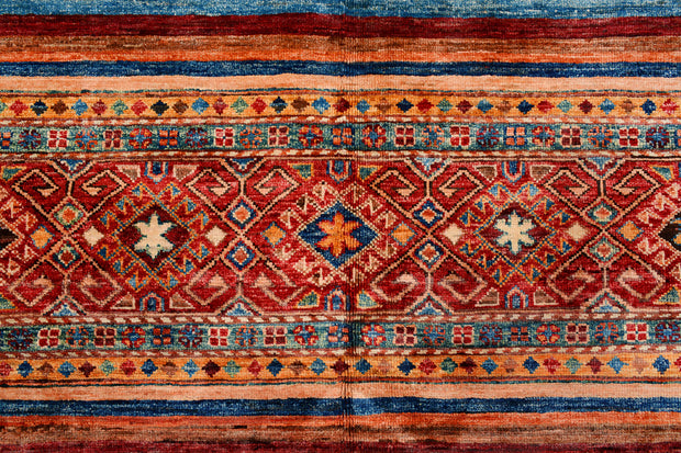 Multi Colored Kazak 8' 2 x 11' 5 - No. 71556