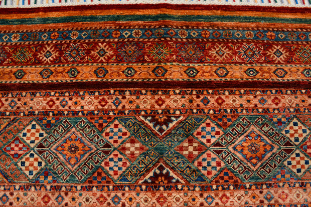 Multi Colored Kazak 8' 10 x 12' - No. 71563