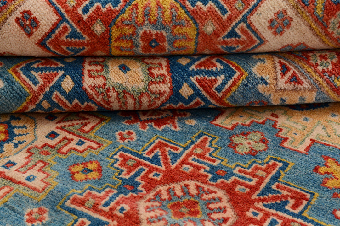 Cadet Blue Kazak 5' 6 x 7' 9 - No. 71569