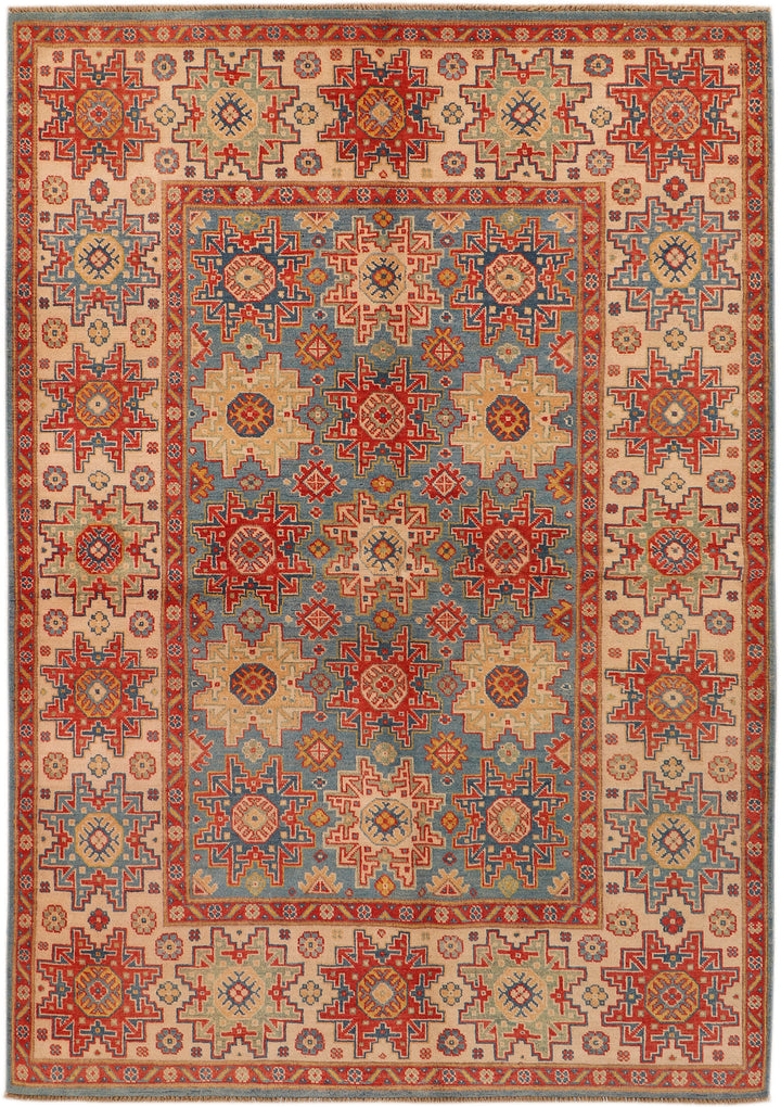 Cadet Blue Kazak 5' 6 x 7' 9 - No. 71569