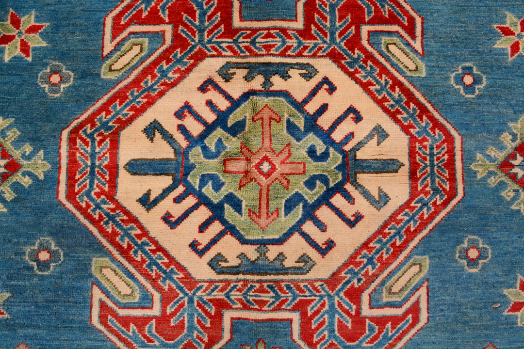 Cadet Blue Kazak 6' 6 x 9' 6 - No. 71570