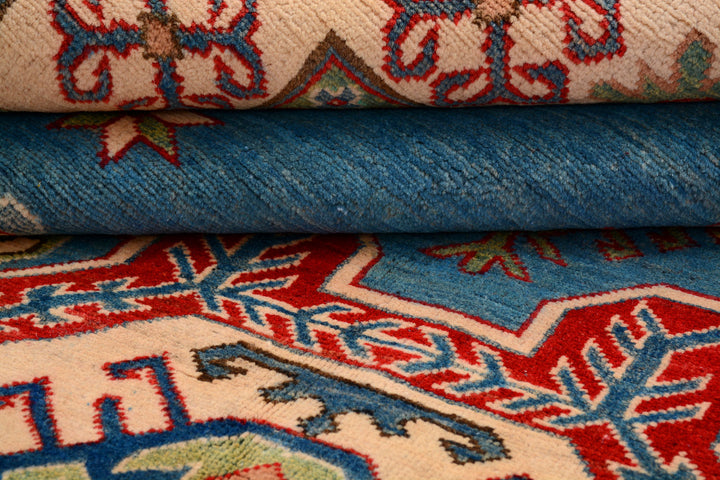 Cadet Blue Kazak 6' 6 x 9' 6 - No. 71570