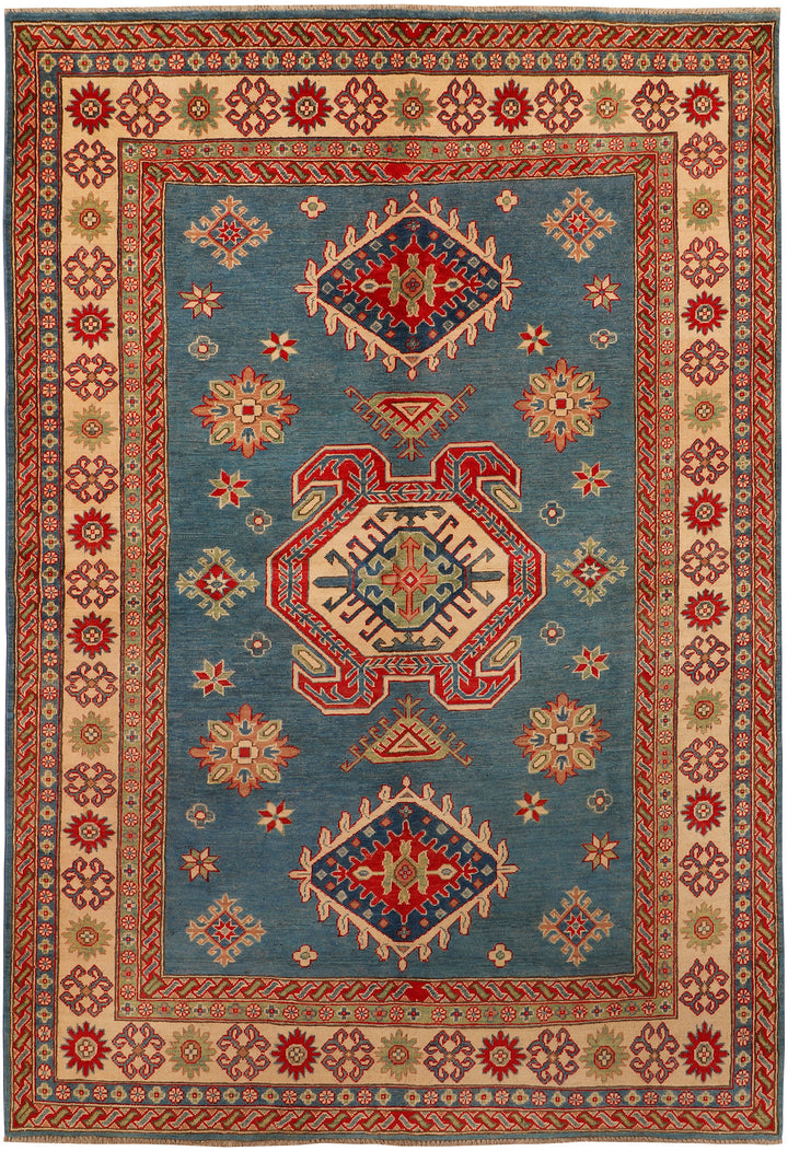 Cadet Blue Kazak 6' 6 x 9' 6 - No. 71570