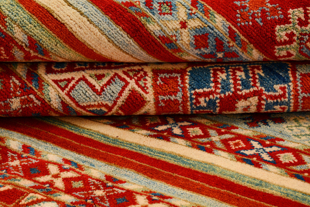 Firebrick Kazak 6' 8 x 9' 4 - No. 71571