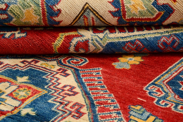 Firebrick Kazak 6' 6 x 9' 7 - No. 71573