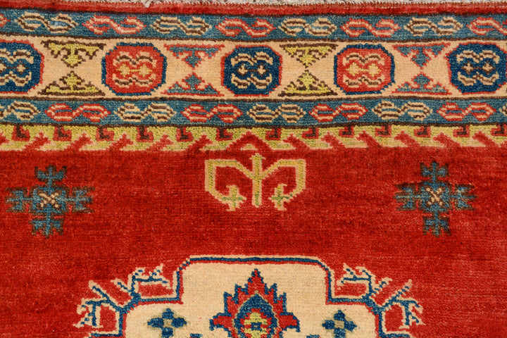 Firebrick Kazak 2'  11" x 9'  9" - No. QA99371