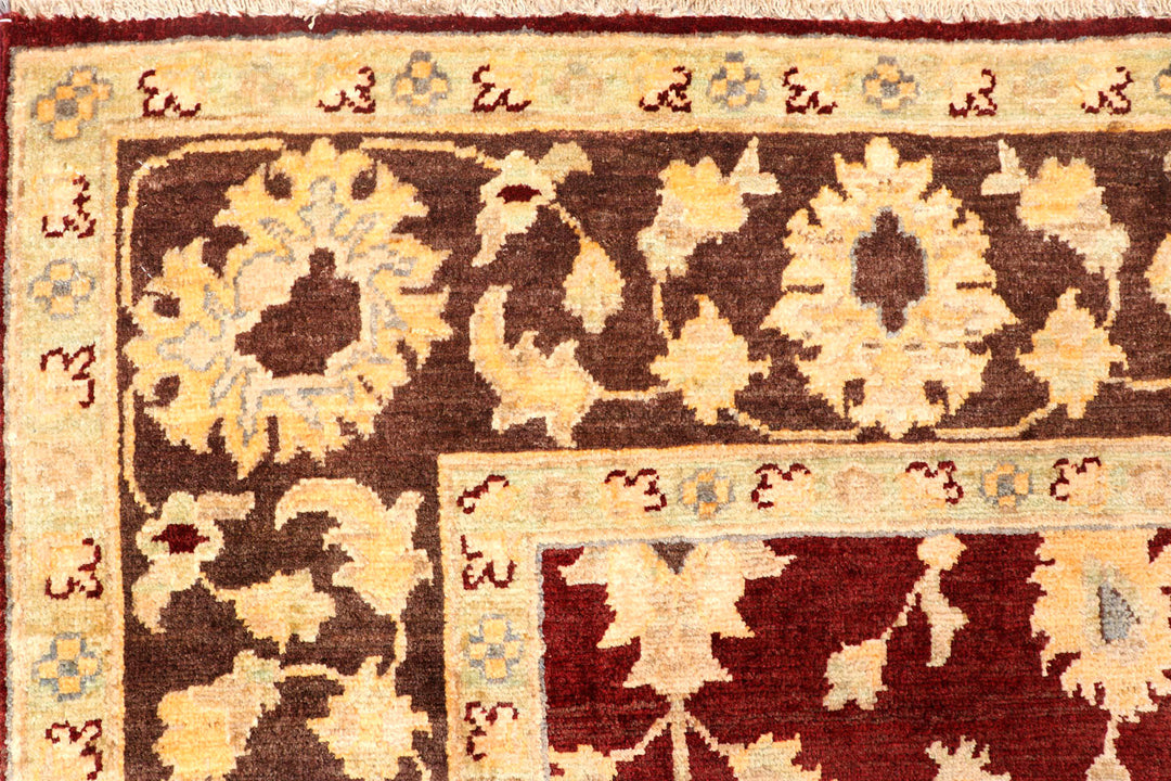 Maroon Ziegler 6'  9" x 9'  3" - No. QA24477