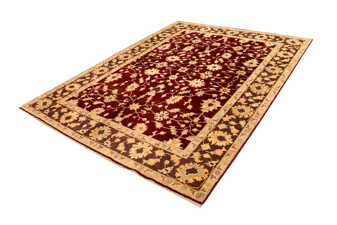 Maroon Ziegler 6'  9" x 9'  3" - No. QA24477