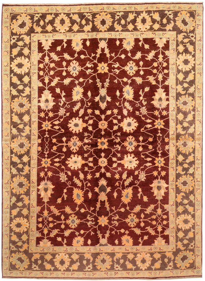 Maroon Ziegler 6'  9" x 9'  3" - No. QA24477