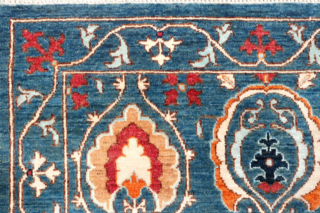 Multi Colored Abstract 6'  6" x 9'  9" - No. QA95450