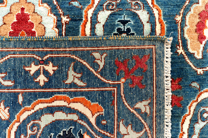 Multi Colored Abstract 6'  6" x 9'  9" - No. QA95450