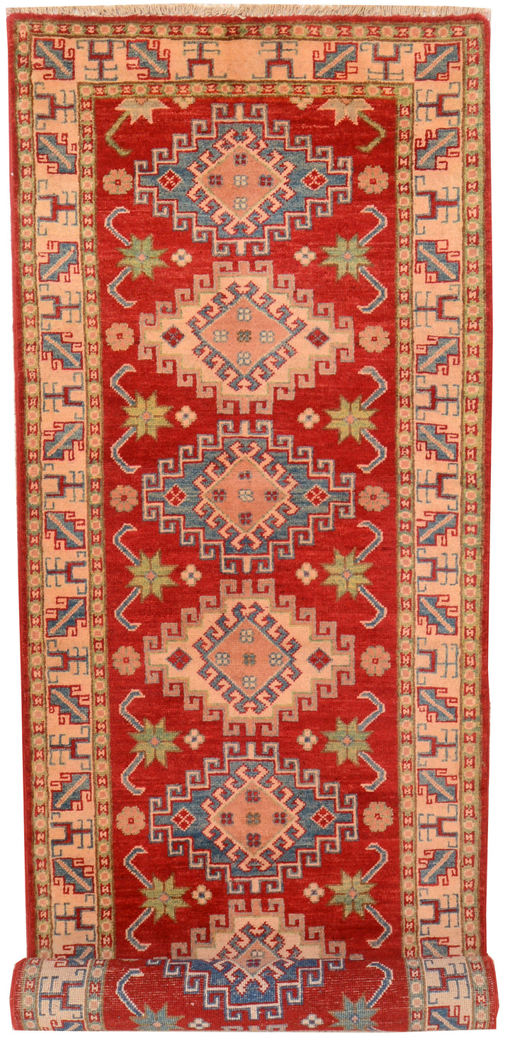 Firebrick Kazak 2'  7" x 9'  6" - No. QA57423