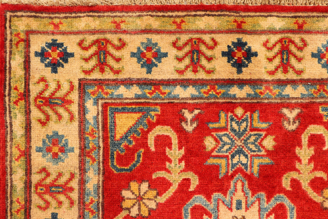 Red Kazak 2'  8" x 9'  4" - No. QA95116