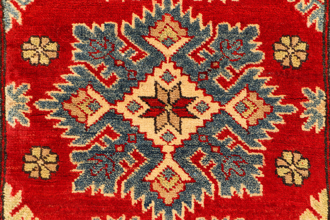 Firebrick Kazak 2'  7" x 9'  8" - No. QA73252