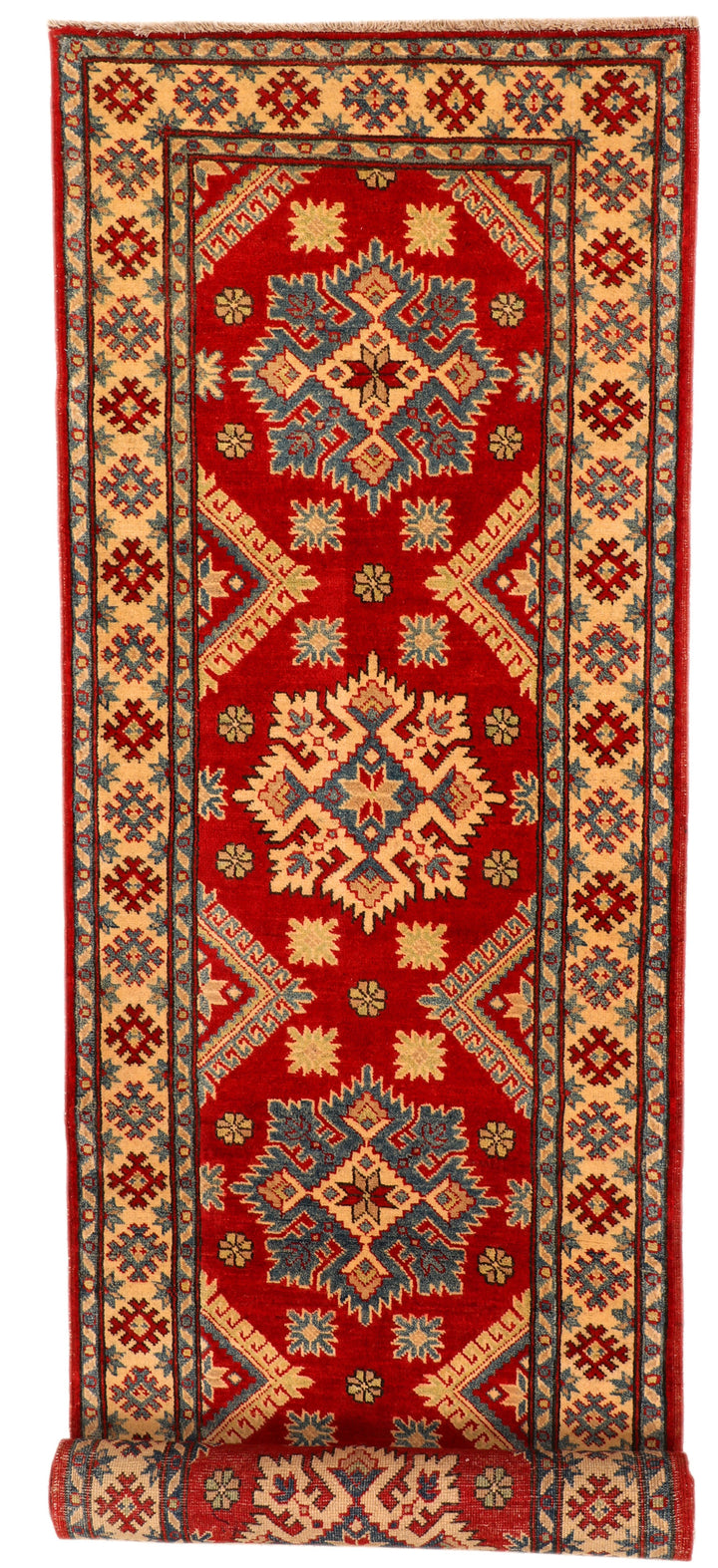 Firebrick Kazak 2'  7" x 9'  8" - No. QA73252