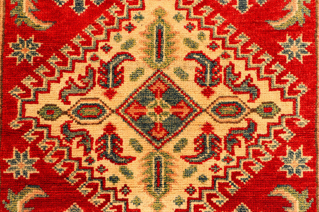 Firebrick Kazak 2'  9" x 9'  9" - No. QA54506