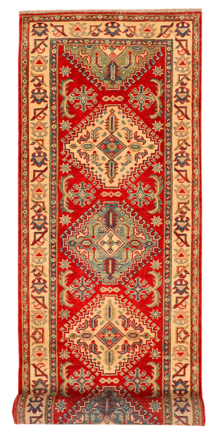 Firebrick Kazak 2'  9" x 9'  9" - No. QA54506