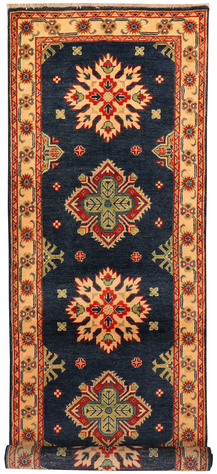 Midnight Blue Kazak 2' 7 x 7' 10 - No. 71704