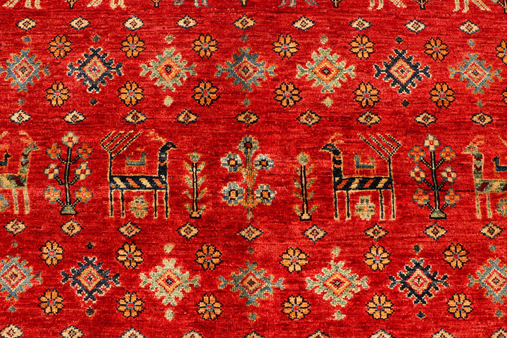 Firebrick Kazak 5' 7 x 8' 5 - No. 71746