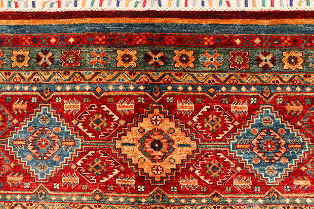 Multi Colored Kazak 5' 8 x 7' 10 - No. 71749