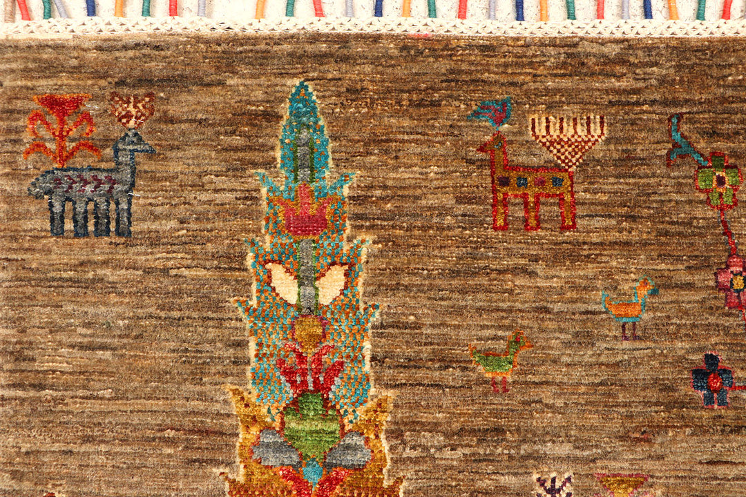 Saddle Brown Kazak 5' 9 x 7' 10 - No. 71751