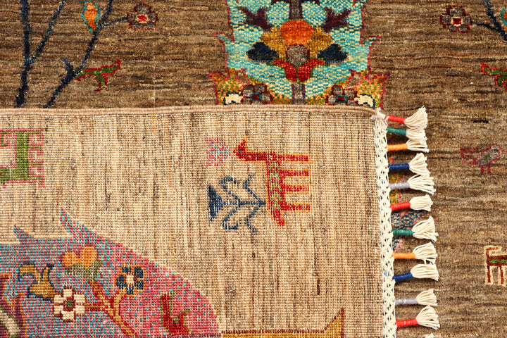 Saddle Brown Kazak 5' 9 x 7' 10 - No. 71751