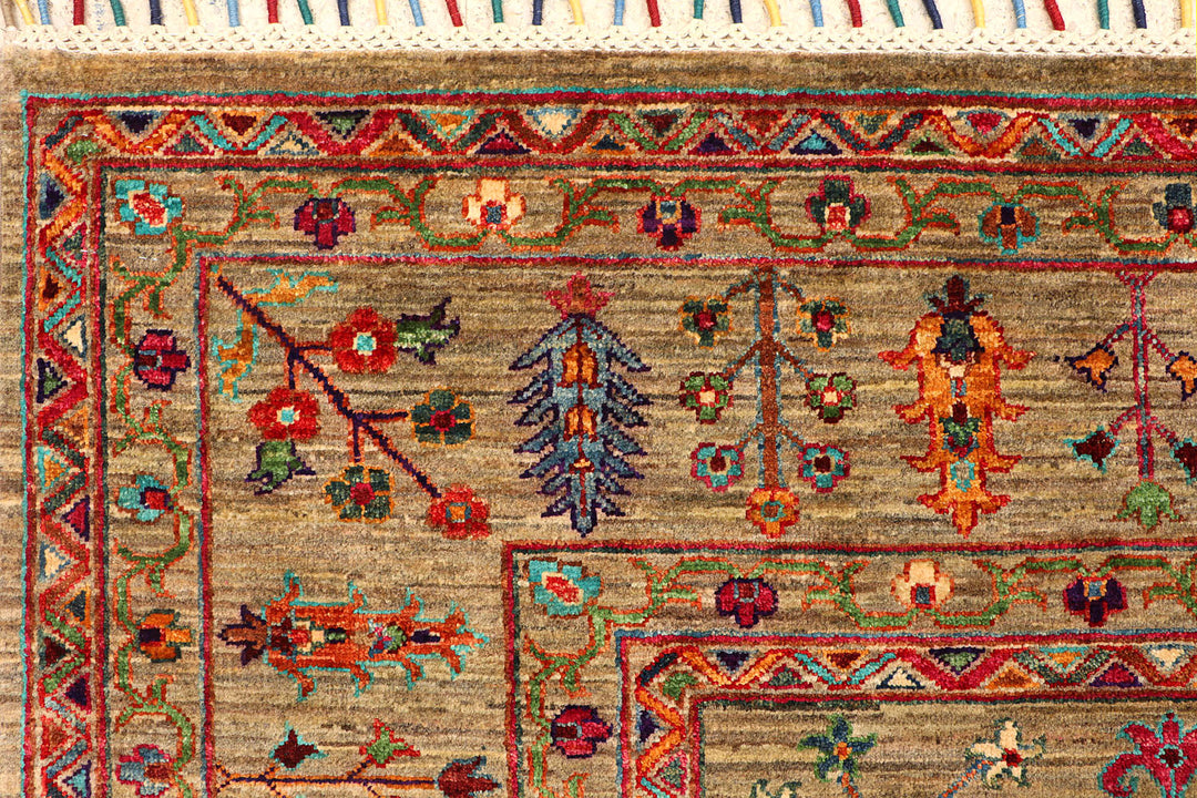 Saddle Brown Sultani 6' 11 x 10' - No. 71752