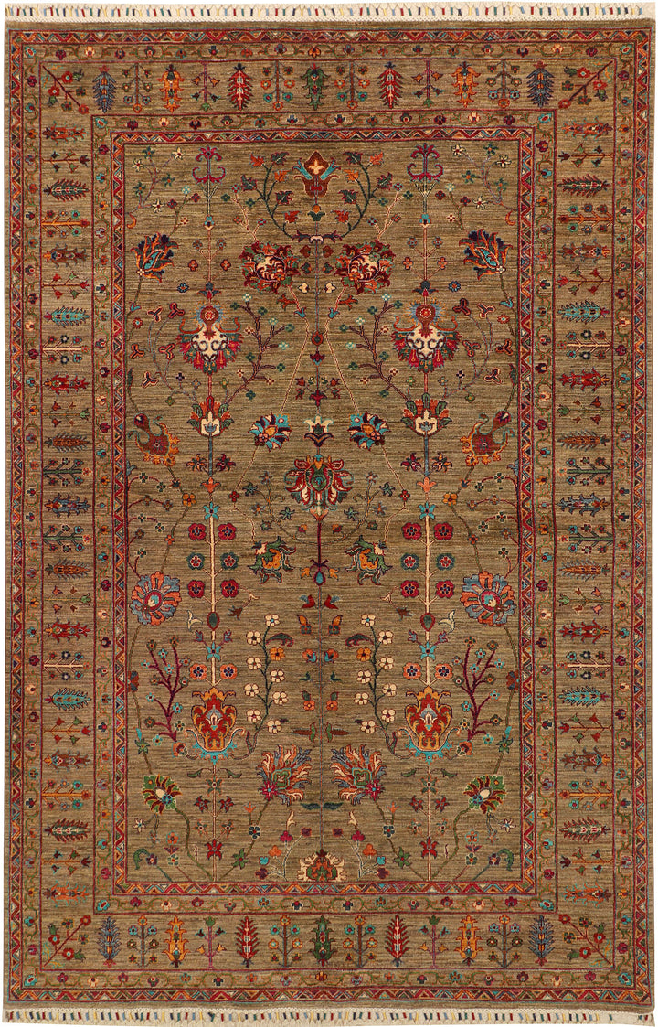 Saddle Brown Sultani 6' 11 x 10' - No. 71752