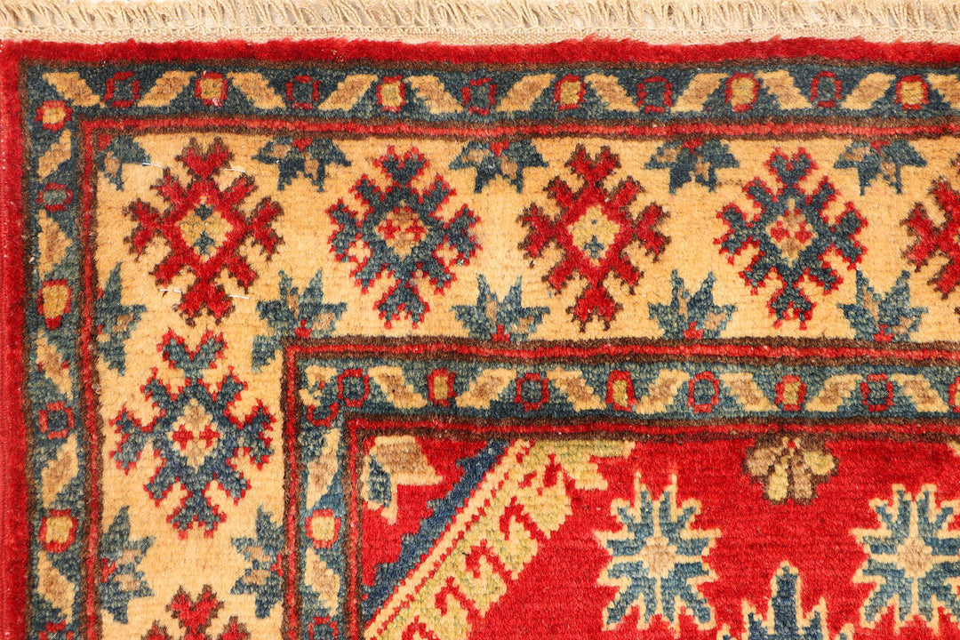 Red Kazak 2'  6" x 9'  10" - No. QA62891