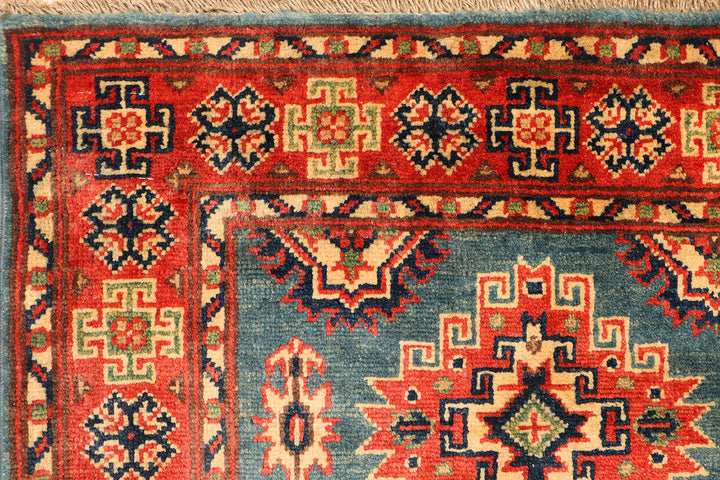 Cadet Blue Kazak 2' 7 x 9' 3 - No. 71761