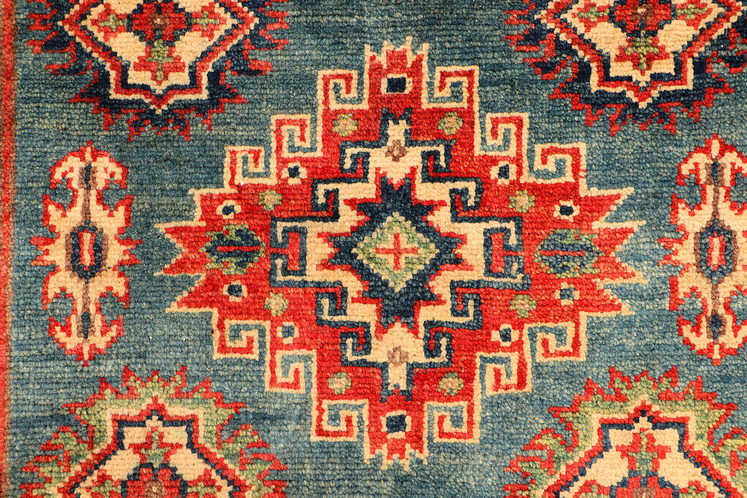 Cadet Blue Kazak 2' 7 x 9' 3 - No. 71761