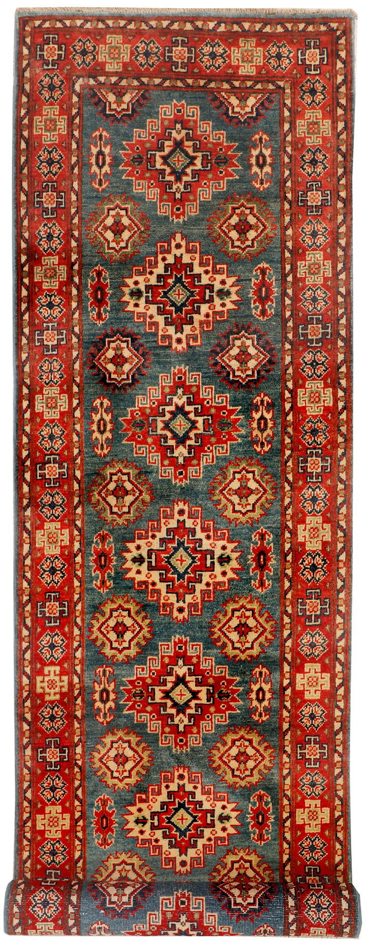 Cadet Blue Kazak 2' 7 x 9' 3 - No. 71761