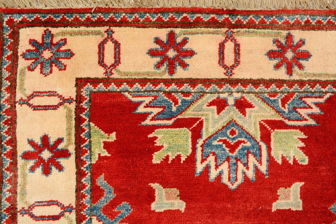 Red Kazak 2'  7" x 9'  6" - No. QA32080