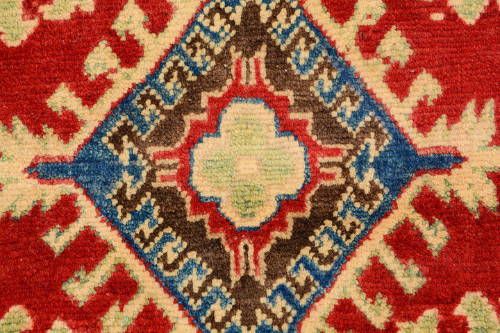 Firebrick Kazak 2'  7" x 9'  10" - No. QA45784