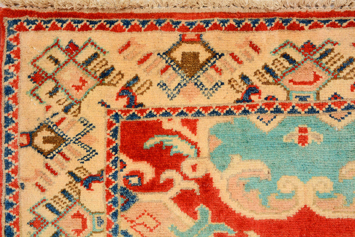 Red Kazak 2'  10" x 9'  5" - No. QA13585