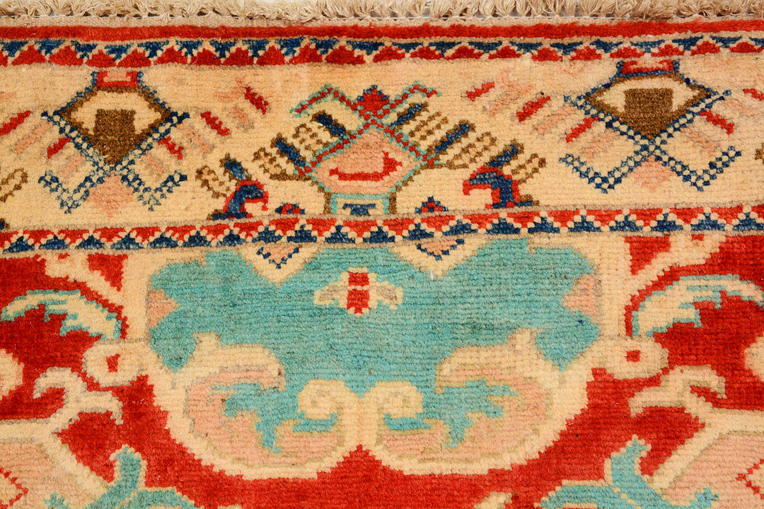 Red Kazak 2'  10" x 9'  5" - No. QA13585