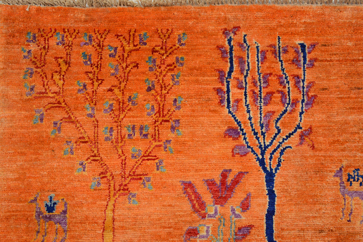 Dark Orange Ziegler 5' x 6' 5 - No. 71966