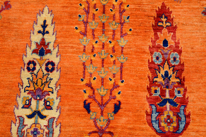 Dark Orange Ziegler 5'  x" 6'  5" - No. QA54441