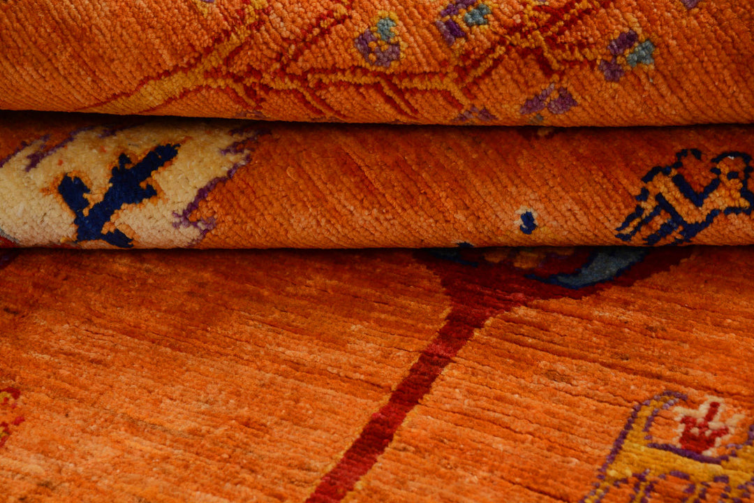 Dark Orange Ziegler 5'  x" 6'  5" - No. QA54441