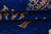 Dark Blue Ikat 5' 7 x 7' 7 - No. 71967