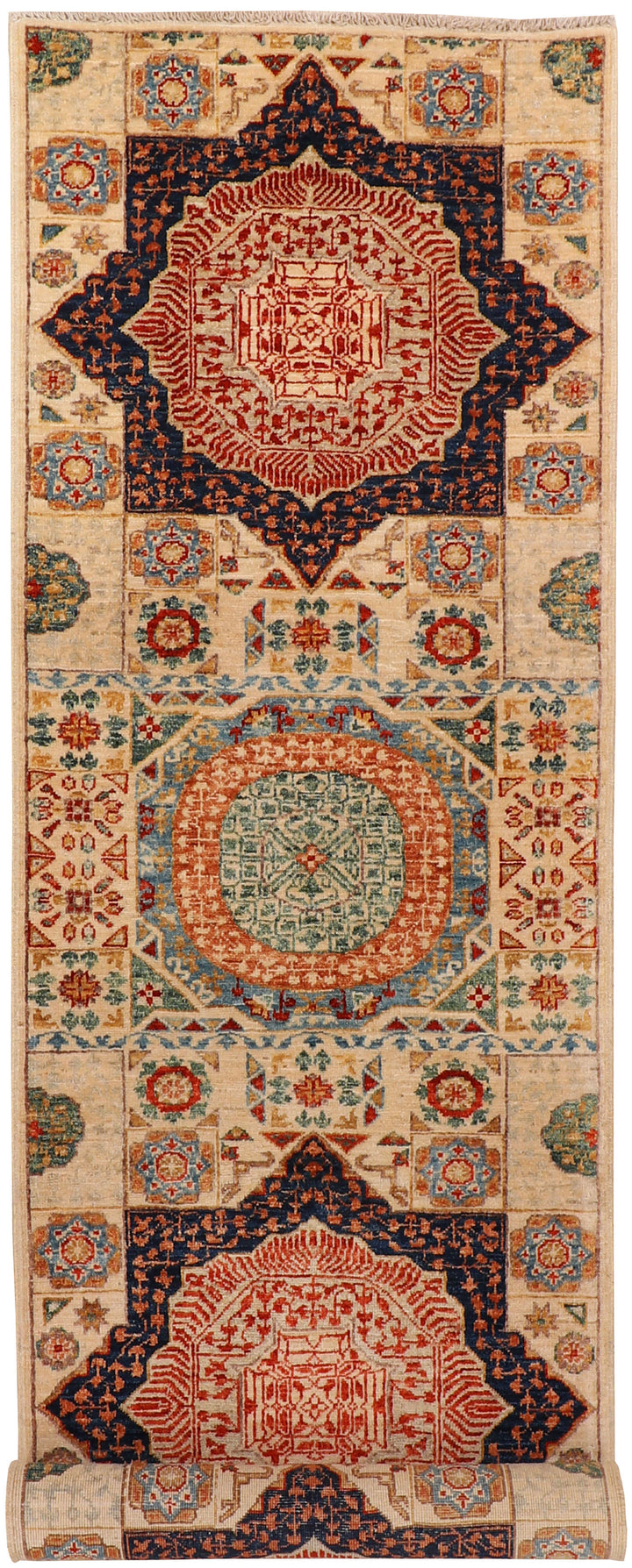 Blanched Almond Mamluk 2'  8" x 10' " - No. QA29456