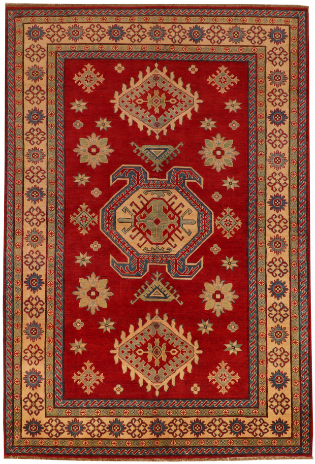 Firebrick Kazak 6' 7 x 9' 10 - No. 71996