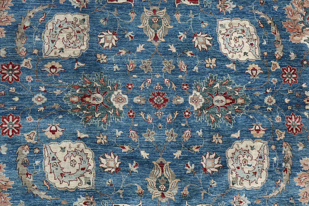 Steel Blue Oushak 12' x 15' 1 - No. 72003