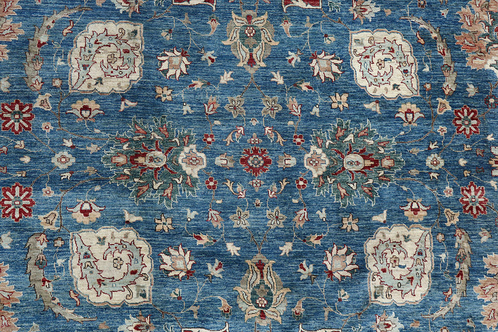 Steel Blue Oushak 12' x 15' 1 - No. 72003