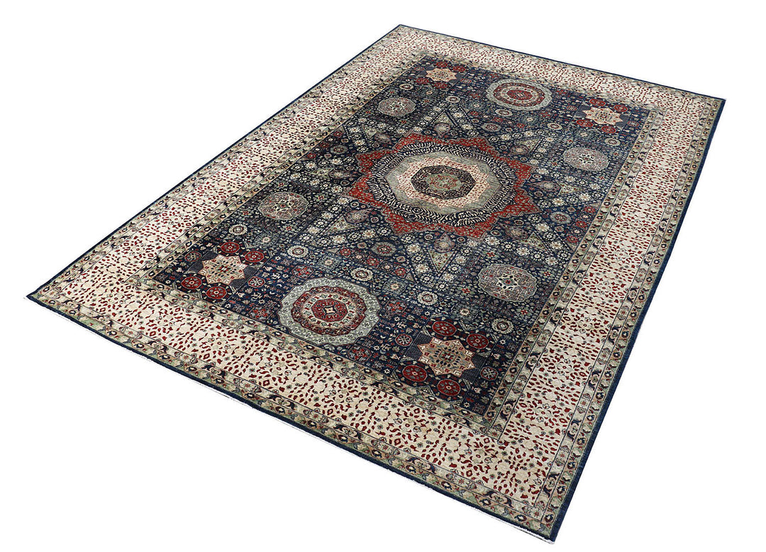 Midnight Blue Mamluk 11'  9" x 17'  7" - No. QA74087