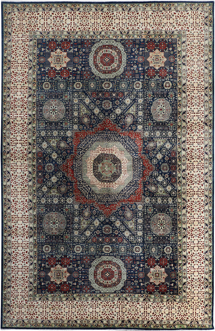 Midnight Blue Mamluk 11'  9" x 17'  7" - No. QA74087