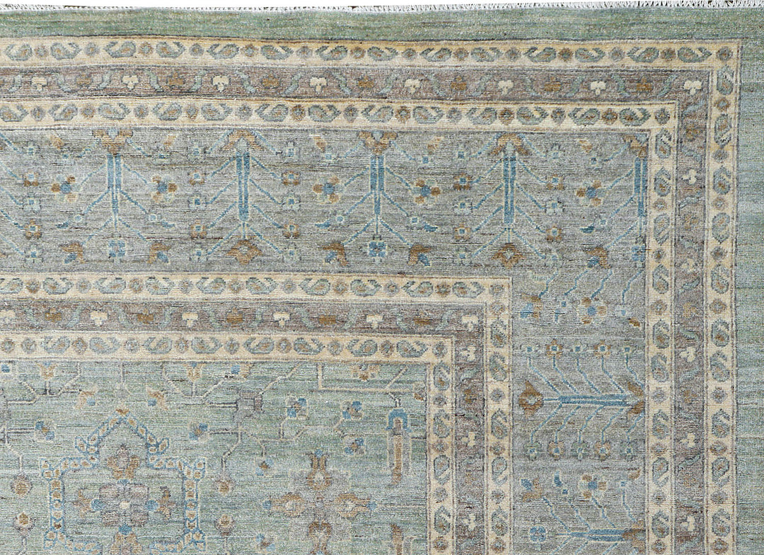 Dark Sea Green Ziegler 11' 11 x 14' 11 - No. 72005