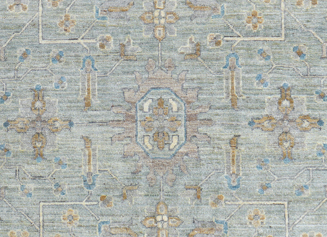 Dark Sea Green Ziegler 11'  11" x 14'  11" - No. QA19234